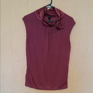 Ann Taylor Mauve Sleeveless Blouse